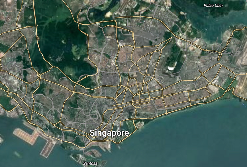Singapore outlets map